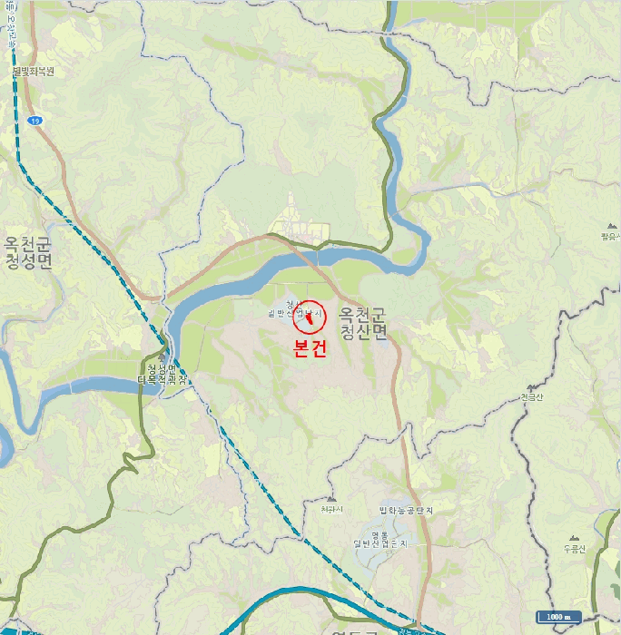 충청북도 옥천군 청산면 인정리 500 외 2필지 답 경매 사진 8