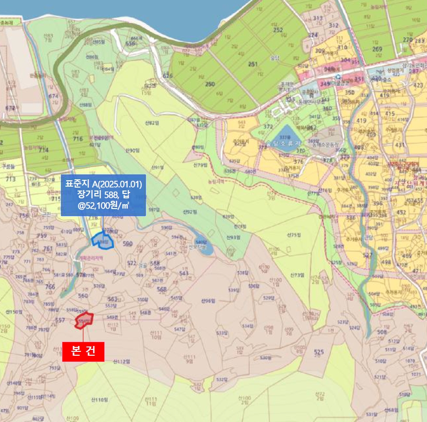 경상남도 고성군 동해면 장기리 554 답 경매 사진 17