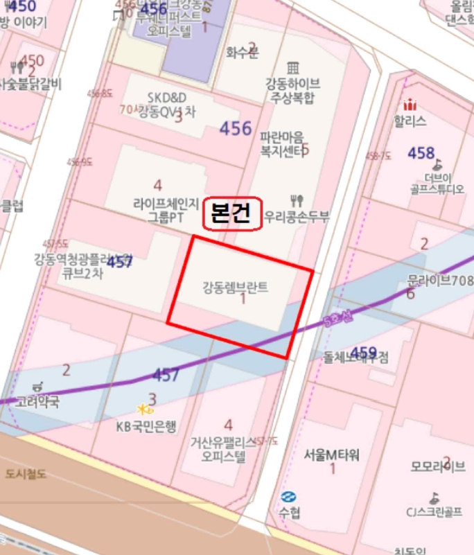 서울특별시 강동구 길동 457-1 강동렘브란트 2층206호 오피스텔 경매 사진 37