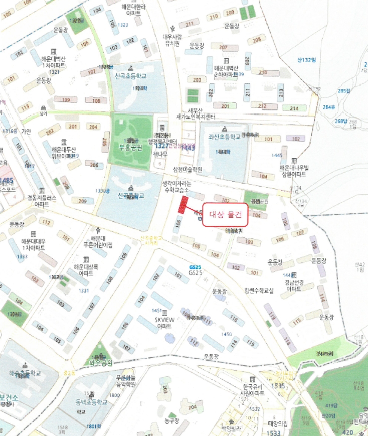 부산광역시 해운대구 좌동 1328 영남아파트 107동 19층1902호 아파트 경매 사진 17
