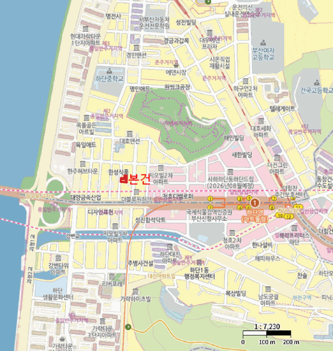 부산광역시 사하구 하단동 521-5 한라리치스파티움 8층801호 외 4필지 오피스텔(주거) 경매 사진 9