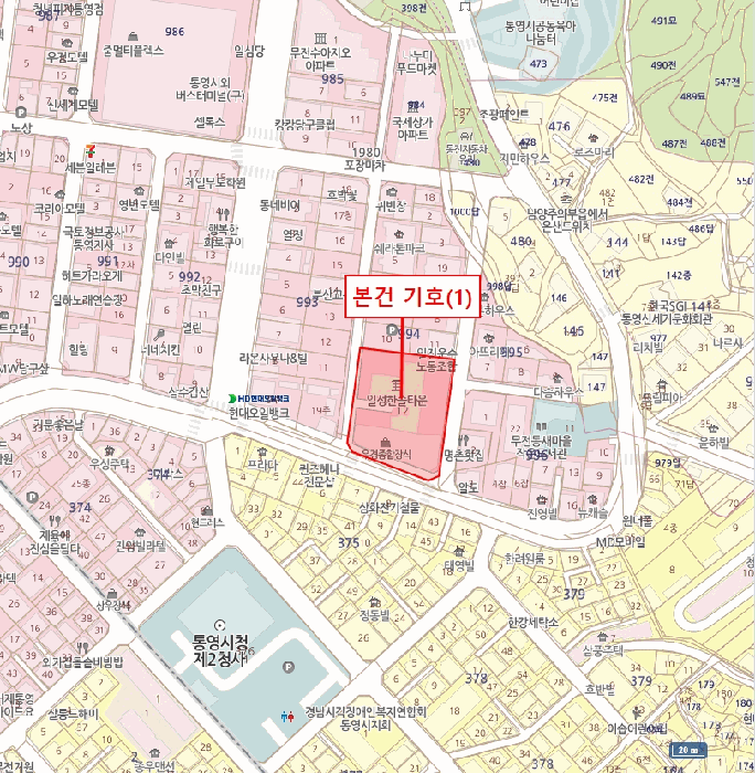 경상남도 통영시 무전동 994-12 일성한솔타운 1층상가106호 아파트 경매 사진 7