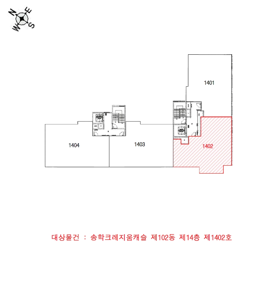 전북특별자치도 익산시 송학동 902 송학크레지움캐슬 102동 14층 1402호 아파트 경매 사진 15