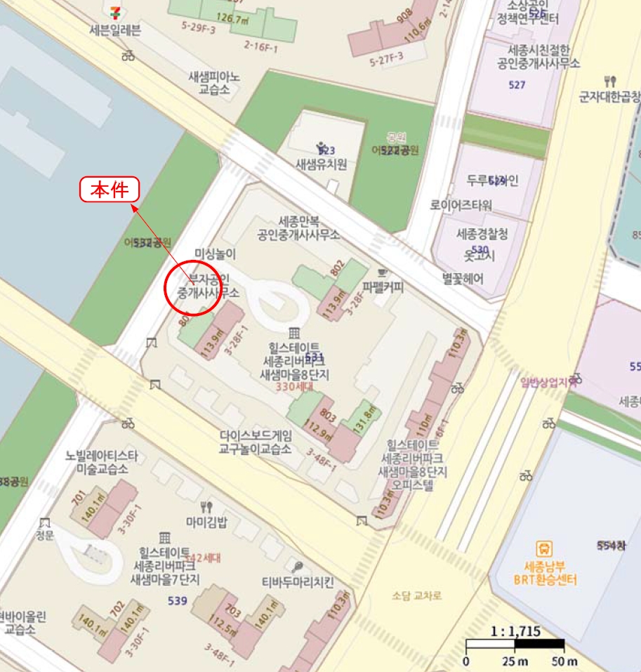 세종특별자치시 소담동 531 새샘마을8단지 근린생활시설-2동 1층61호 상가,오피스텔,근린시설 경매 사진 13