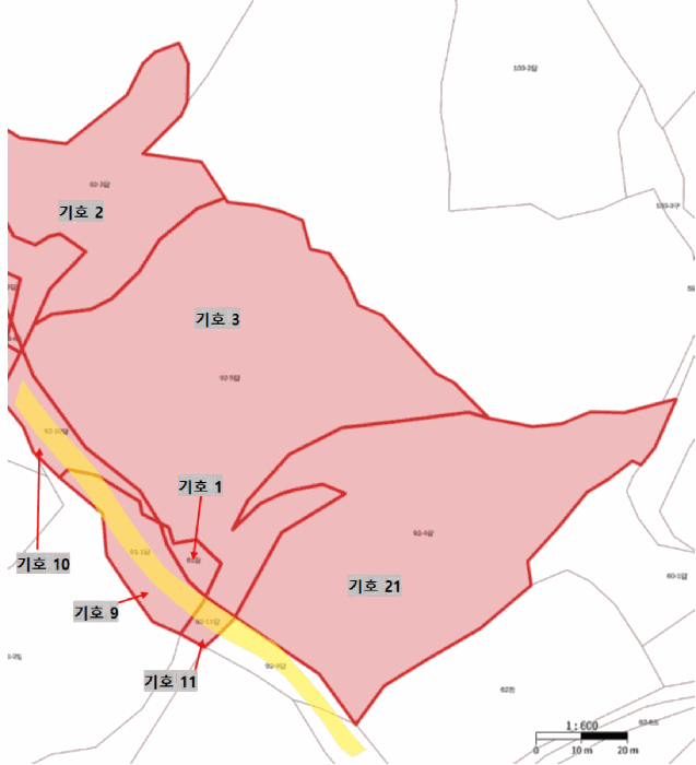 충청남도 아산시 영인면 신봉리 61 외 15필지 답 경매 사진 39