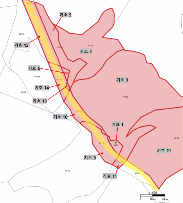 충청남도 아산시 영인면 신봉리 61 외 15필지 답 경매 사진 41