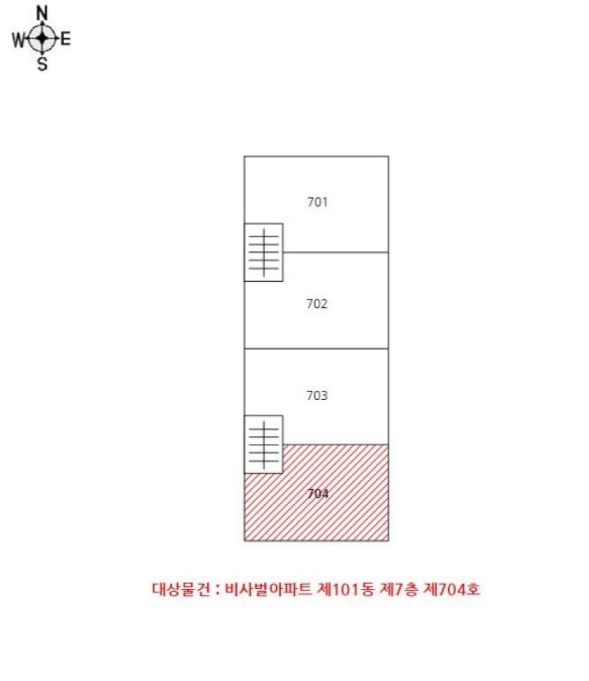 전북특별자치도 익산시 영등동 771-2 비사벌아파트 101동 7층 704호 아파트 경매 사진 13