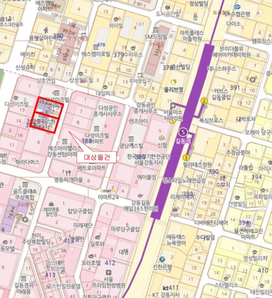 서울특별시 강동구 길동 387-5 길동청광플러스원큐브1차 13층1306호 외 1필지 도시형생활주택 경매 사진 13