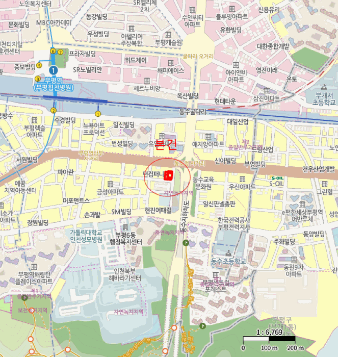 인천광역시 부평구 부평동 631-25 보광팰리스 6층604호 외 4필지 오피스텔(주거) 경매 사진 10