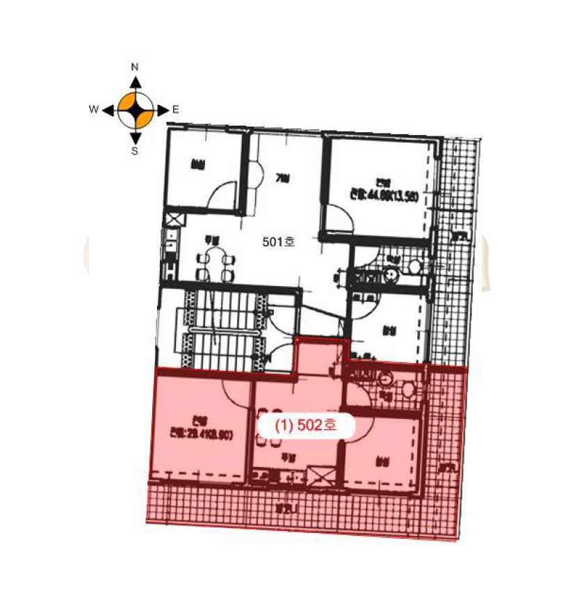 인천광역시 부평구 부평동 406-4 삼일빌라 5층 502호 아파트 경매 사진 15