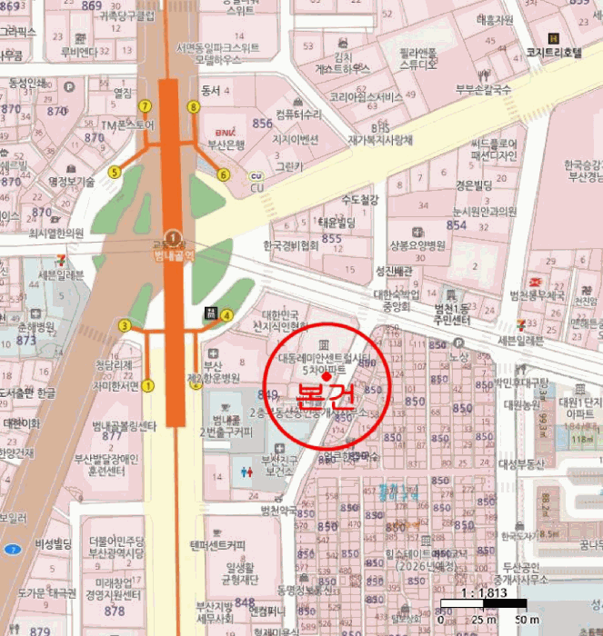 부산광역시 부산진구 범천동 849-2 대동레미안센트럴시티5 17층1701호 오피스텔 경매 사진 18