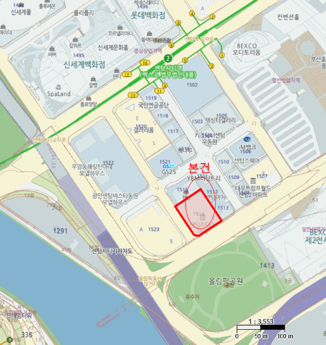 부산광역시 해운대구 우동 1514 센텀리더스마크 21층2111호 오피스텔 경매 사진 23