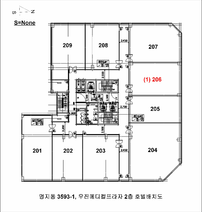 부산광역시 강서구 명지동 3593-1 우진메디컬프라자 2층206호 근린상가 경매 사진 18