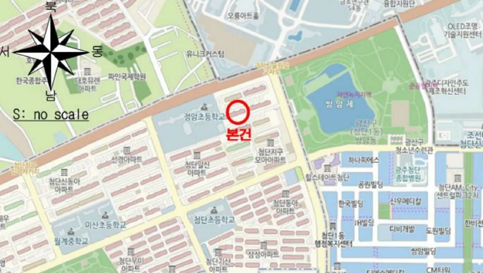 광주광역시 광산구 월계동 757-3 첨단동부아파트 제102동 제1층 제103호 외 1필지 아파트 경매 사진 7