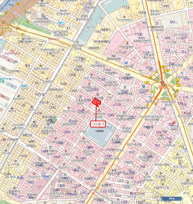 부산 연제구 연산동 1289-1, 5층511호 (연산동,케이에이치파인빌) 오피스텔(주거) 경매 사진 9