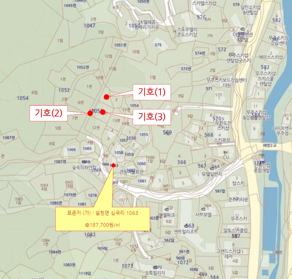 전북특별자치도 무주군 설천면 심곡리 1053-8 외 2필지 근린생활시설 경매 사진 51