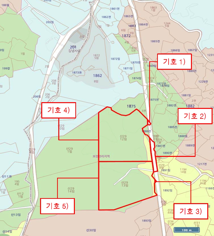 제주특별자치도 제주시 구좌읍 월정리 산29-5 외 4필지 도로 경매 사진 27