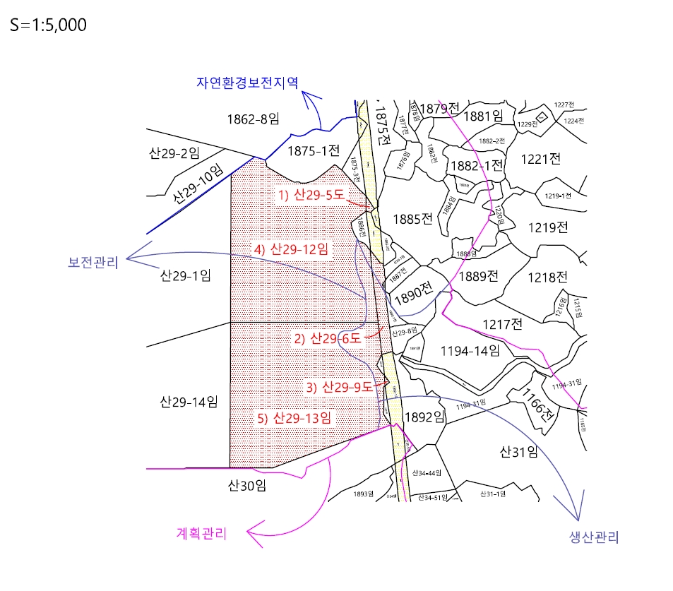 제주특별자치도 제주시 구좌읍 월정리 산29-5 외 4필지 도로 경매 사진 28