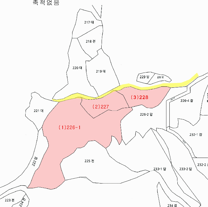 충청남도 천안시 동남구 광덕면 신덕리 226-1 외 2필지 답 경매 사진 48