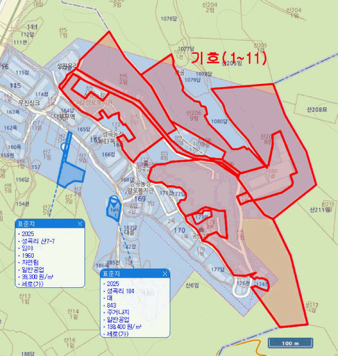 경상북도 포항시 북구 흥해읍 남송리 산206-4 외 10필지 임야 경매 사진 59