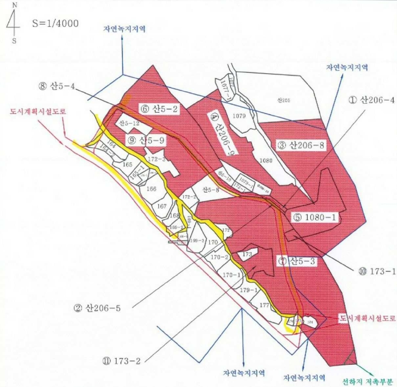 경상북도 포항시 북구 흥해읍 남송리 산206-4 외 10필지 임야 경매 사진 61