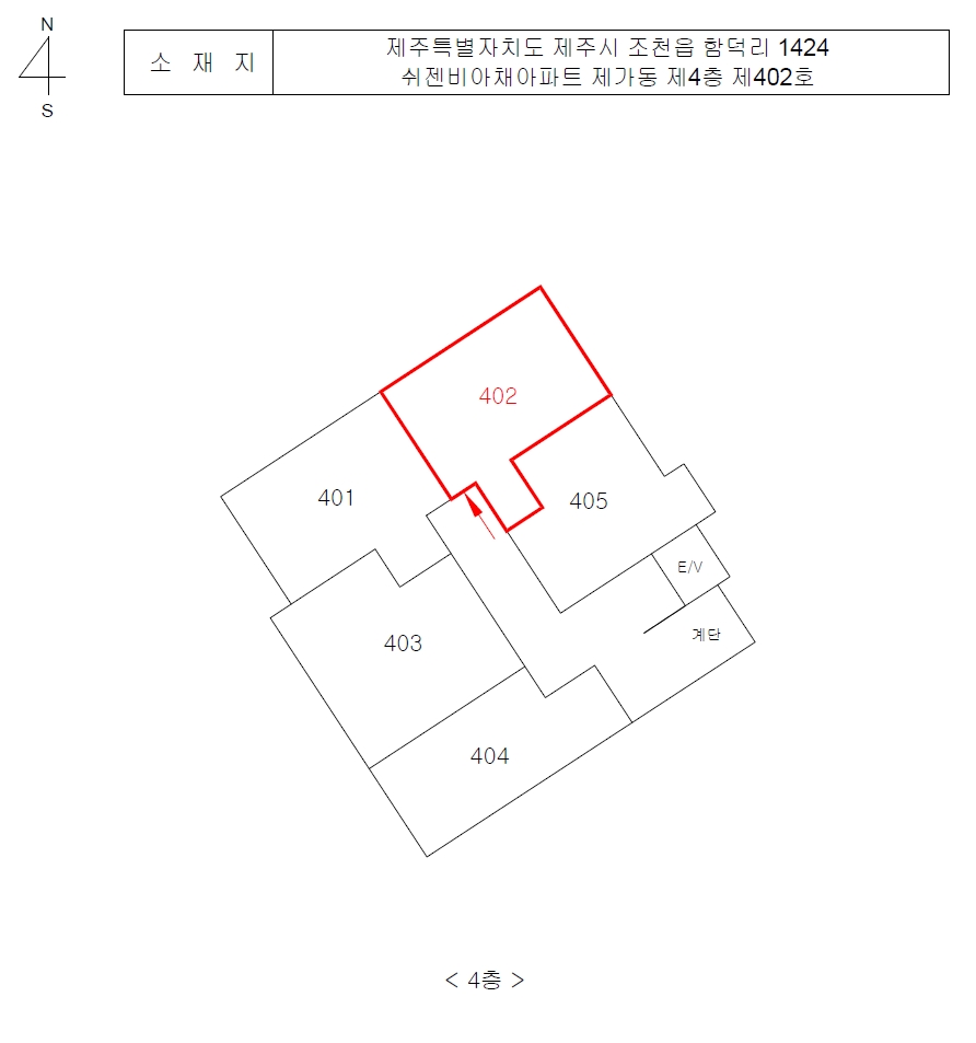 제주특별자치도 제주시 조천읍 함덕리 1424 쉬젠비아채아파트 제가동 제4층 제402호 오피스텔 경매 사진 19