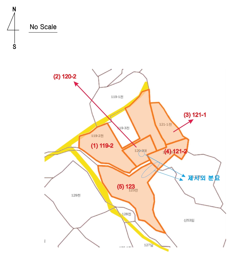 충청남도 청양군 비봉면 양사리 119-2 외 4필지 전 경매 사진 22