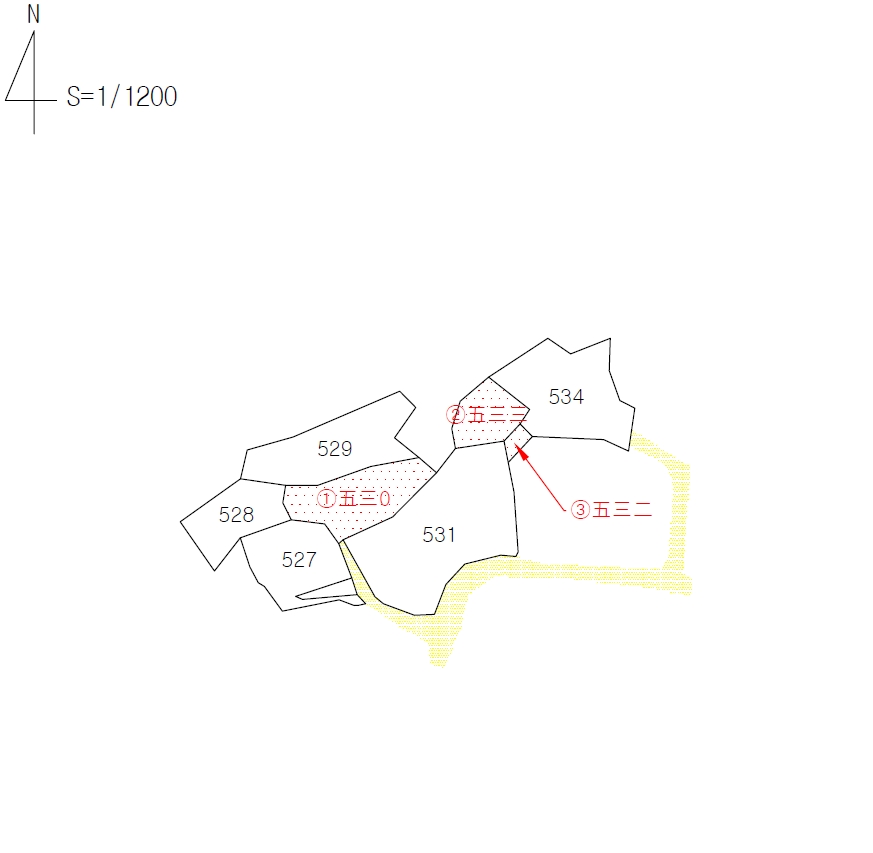 경상북도 봉화군 봉화읍 거촌리 530 외 2필지 대지 경매 사진 14