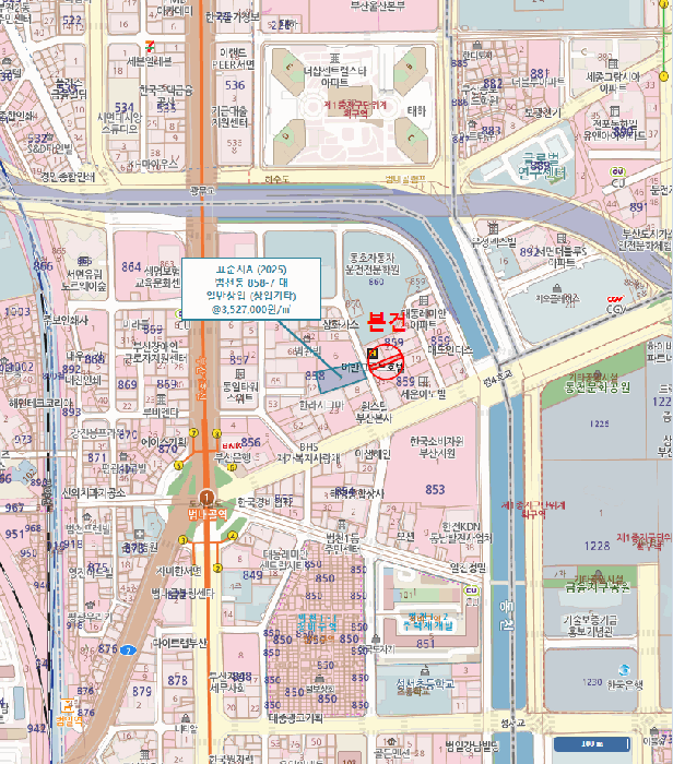 부산광역시 부산진구 범천동 859-26 도로 경매 사진 14
