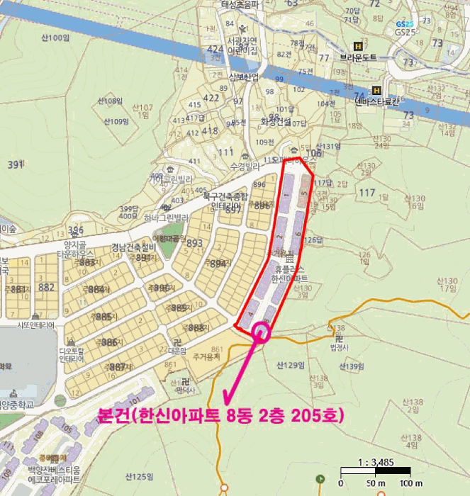 부산광역시 북구 만덕동 861-1 한신아파트 8동 2층205호 다세대(빌라) 경매 사진 13