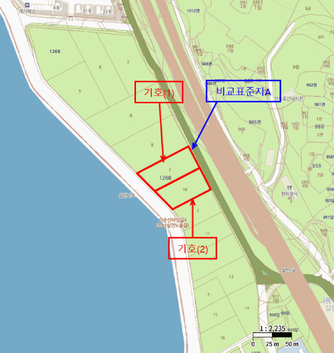 경상남도 사천시 실안동 1268-2 대지 경매 사진 7