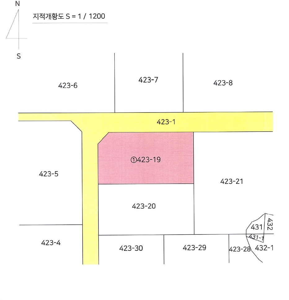 충청남도 서산시 운산면 고산리 423-19 임야 경매 사진 18