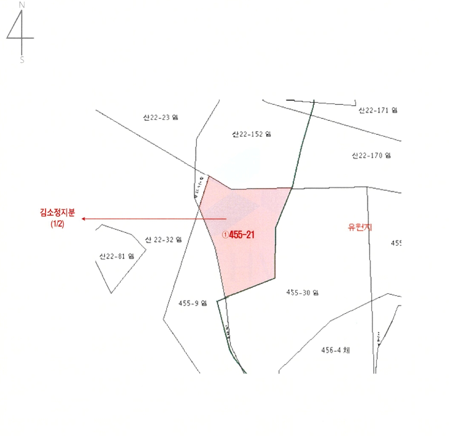경상남도 양산시 하북면 초산리 455-21 임야 경매 사진 11