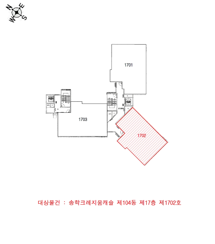 전북특별자치도 익산시 송학동 902 송학크레지움캐슬 104동 17층1702호 아파트 경매 사진 20