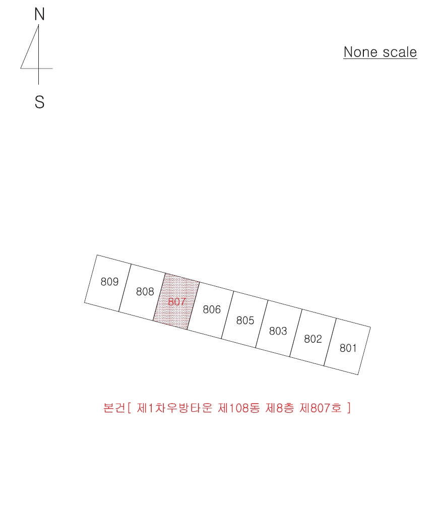 경상북도 포항시 북구 용흥동 366 1차우방타운 108동 8층 807호 아파트 경매 사진 19