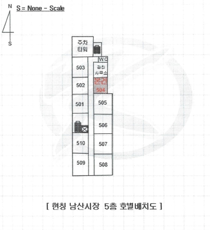 부산광역시 금정구 남산동 93-1 5층504호 외 5필지 오피스텔(상업) 경매 사진 8