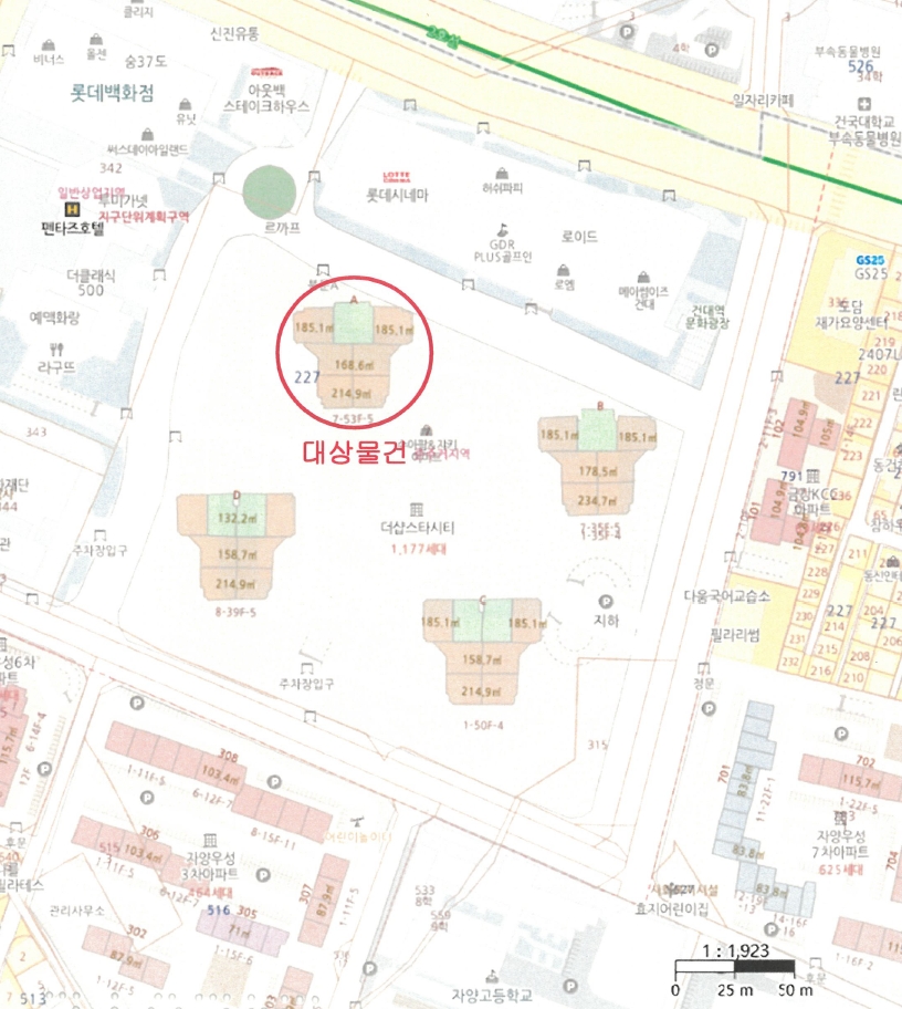 서울특별시 광진구 자양동 227-7 더샵스타시티 에이동 46층4605호 외 6필지 아파트 경매 사진 9