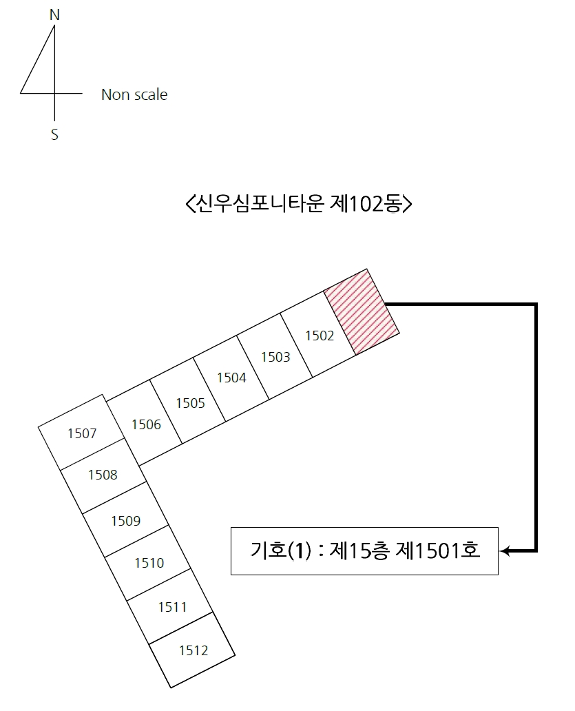 경상남도 사천시 죽림동 576 신우심포니타운 102동 15층1501호 아파트 경매 사진 23