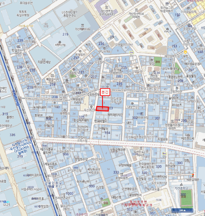 서울특별시 금천구 독산동 303-4 미림에이클래스 제101동 제12층 제1202호 오피스텔 경매 사진 24