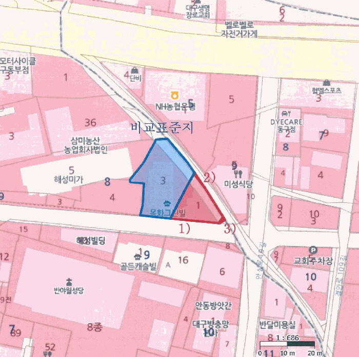 대구광역시 동구 서호동 8-1 외 2필지 상가주택 경매 사진 23