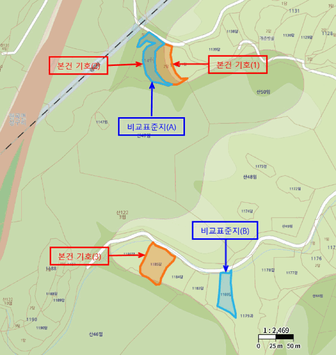 경상북도 경주시 현곡면 상구리 1140-2 외 1필지 답 경매 사진 4