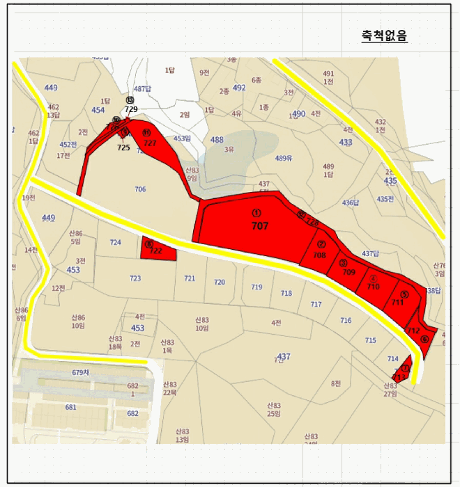 전라남도 담양군 담양읍 학동리 707 외 12필지 대지 경매 사진 34