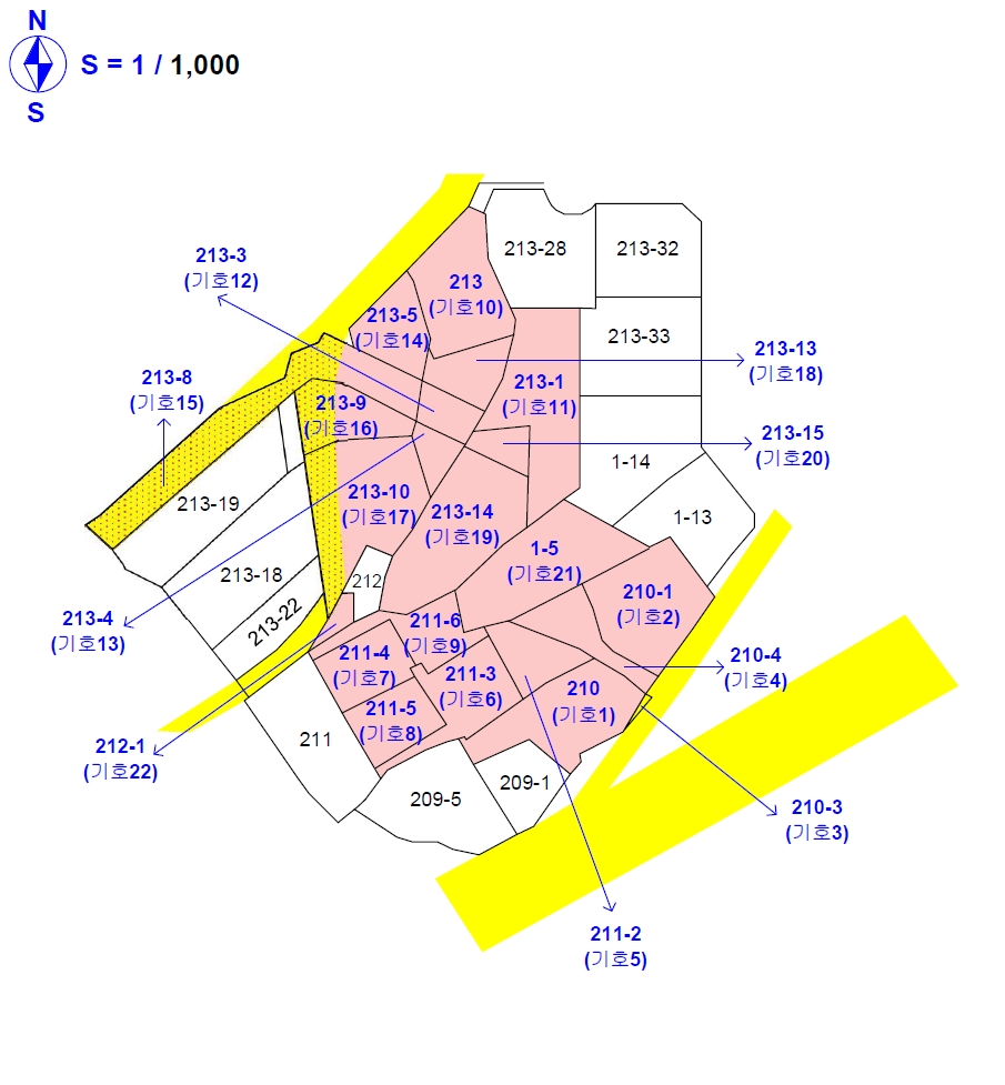 전북특별자치도 전주시 완산구 중화산동2가 210 외 21필지 대지 경매 사진 95