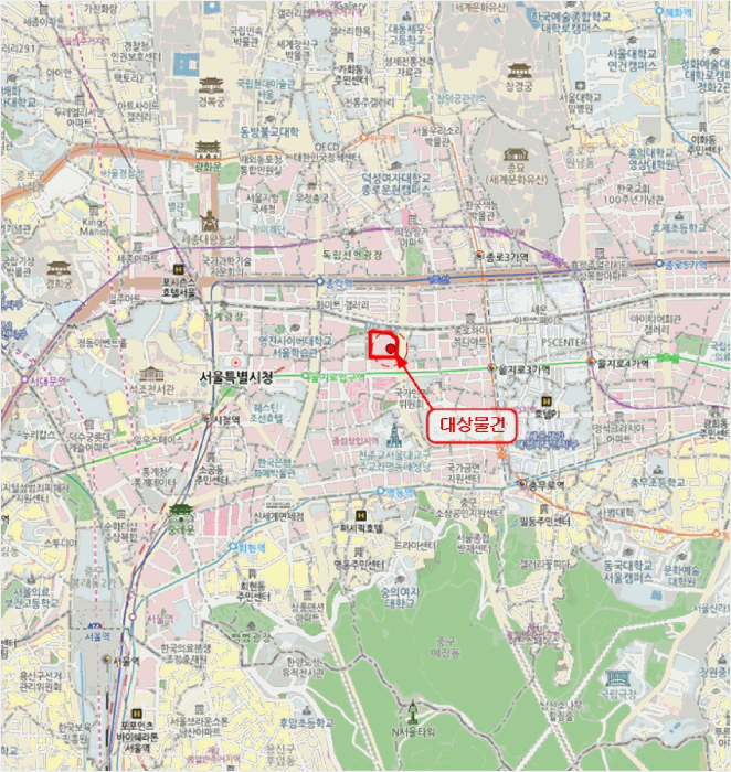 서울특별시 중구 장교동 1 제1,2동 제26층 제5호 근린상가 경매 사진 10
