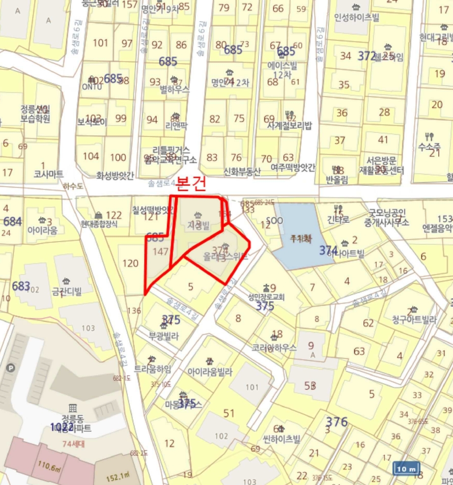 서울특별시 성북구 정릉동 685-13 무화과동(102) 2층202호 외 3필지 도시형생활주택 경매 사진 13