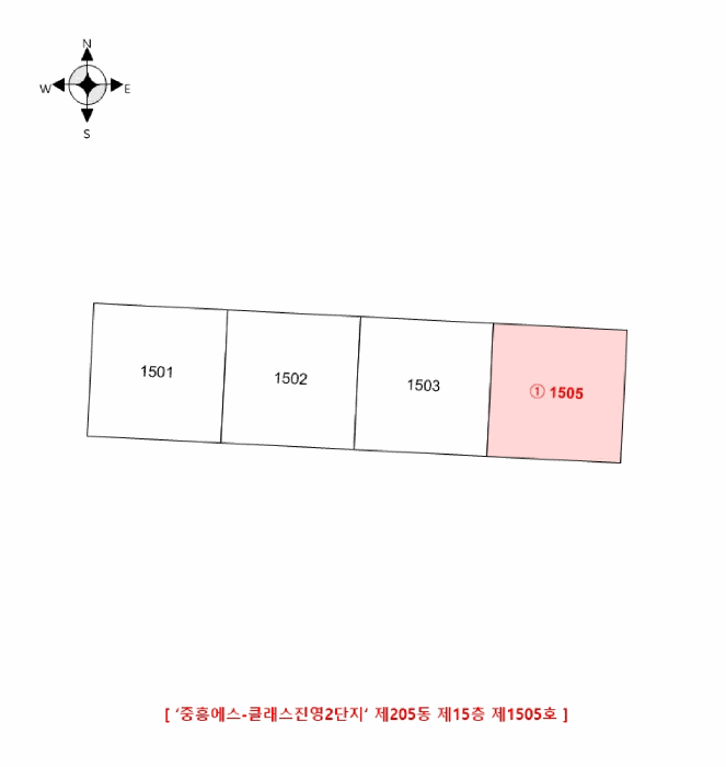 경상남도 김해시 진영읍 진영리 1611-4 중흥에스-클래스진영2단지 205동 15층 1505호 아파트 경매 사진 18