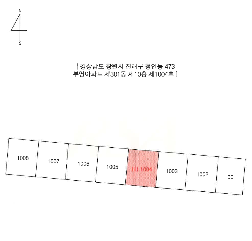 경상남도 창원시 진해구 청안동 473 부영아파트 301동 10층 1004호 아파트 경매 사진 22