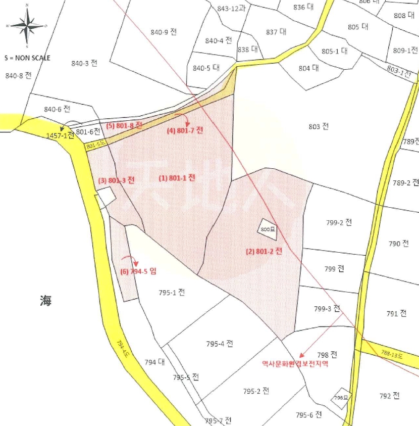 제주특별자치도 서귀포시 안덕면 창천리 801-1 외 5필지 전 경매 사진 26