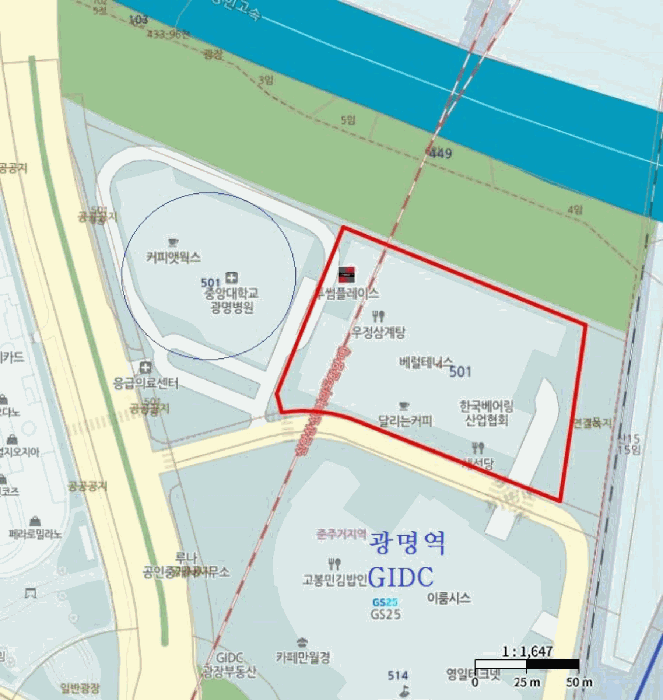 경기도 광명시 일직동 501-4 광명역엠클러스터 6층603호 근린상가 경매 사진 19