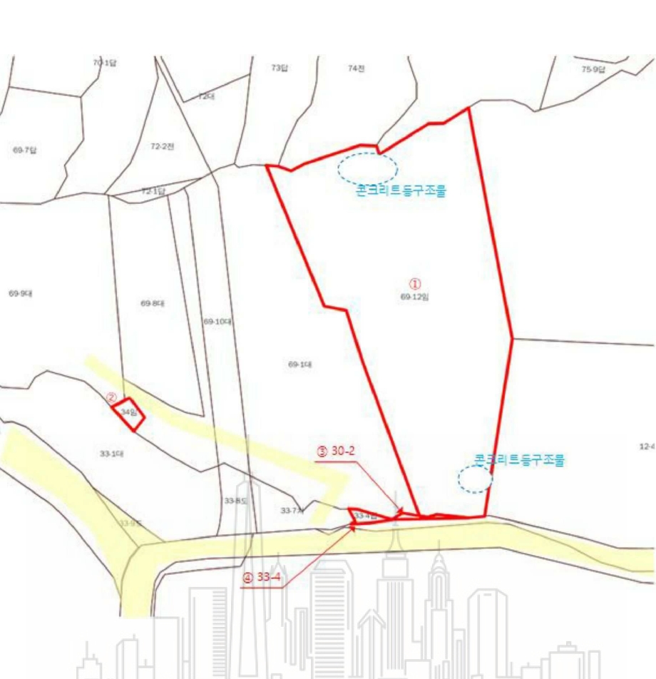 대전광역시 대덕구 와동 69-12 외 3필지 임야 경매 사진 28